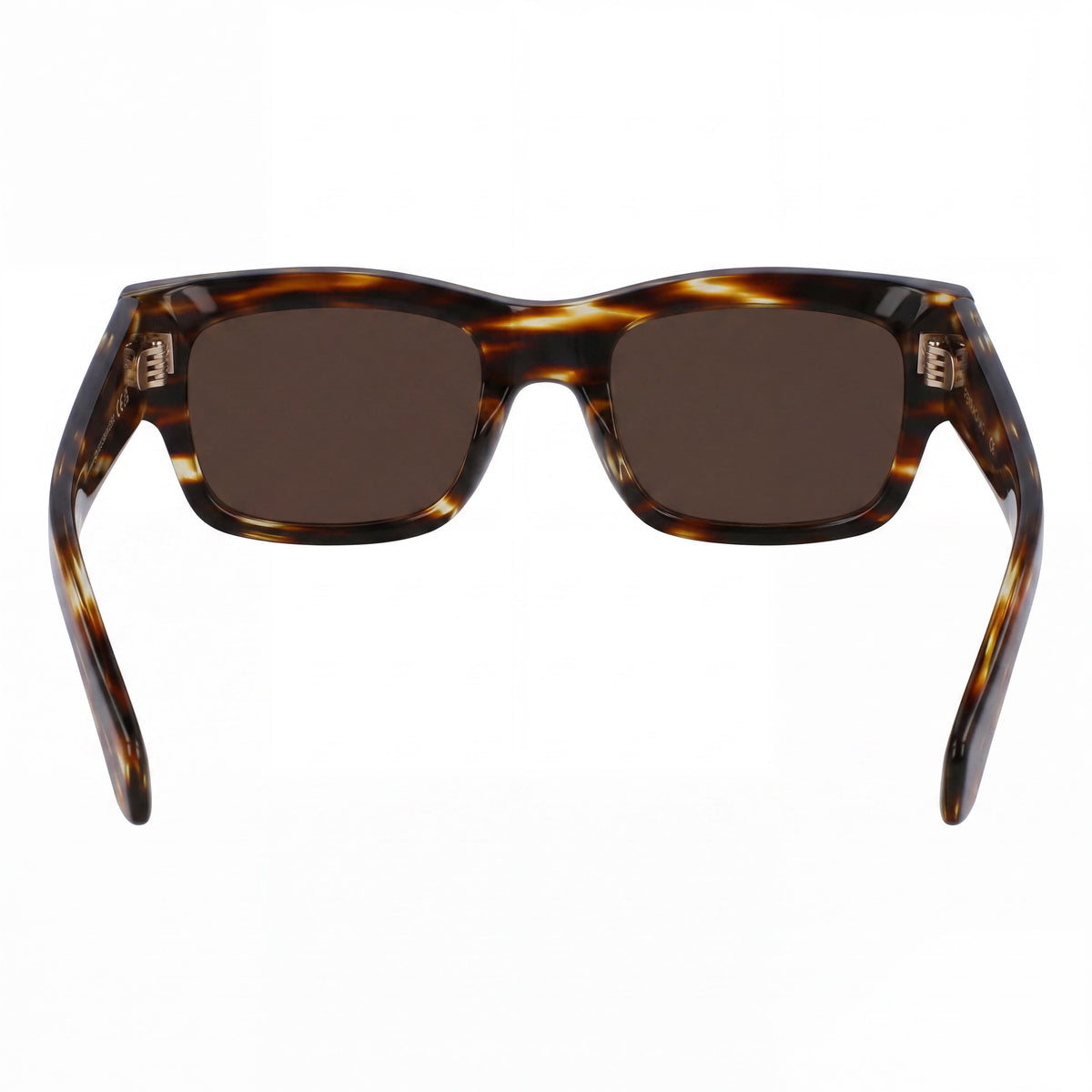 Ferragamo Sf2011s Striped Brown Rectangle Sunglasses for Men, 53mm, Photo 4
