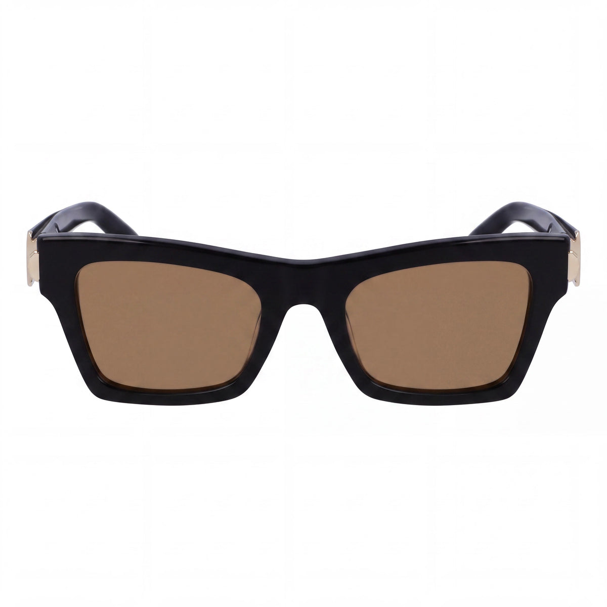 Ferragamo Sf2013s Black Gold Rectangle Sunglasses for Women, 52mm, Photo 2