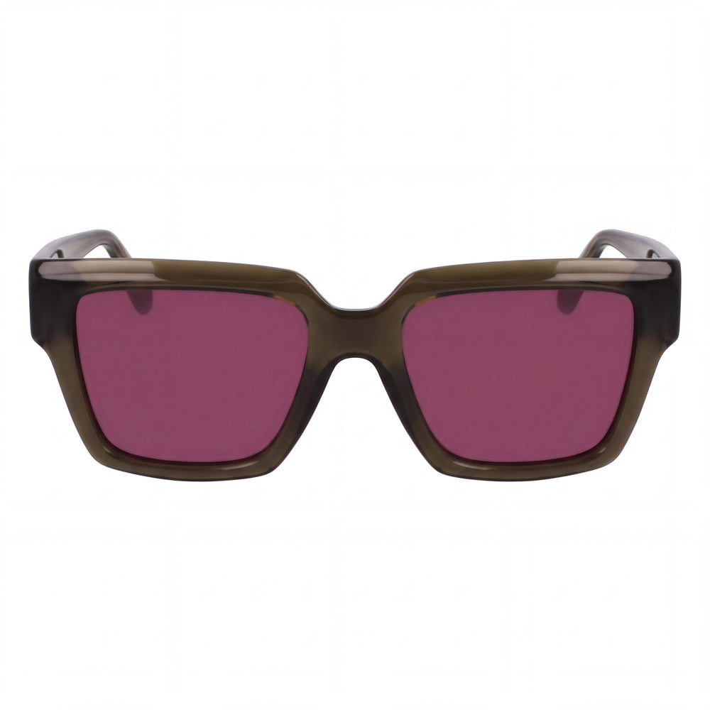 Ferragamo Sf2014s Square Sunglasses for Women — front view, Acetate frame