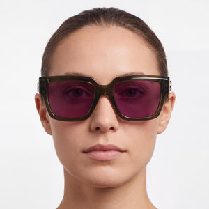 Ferragamo Sf2014s Green Sunglasses Women — lifestyle wear, sunny weather accessory