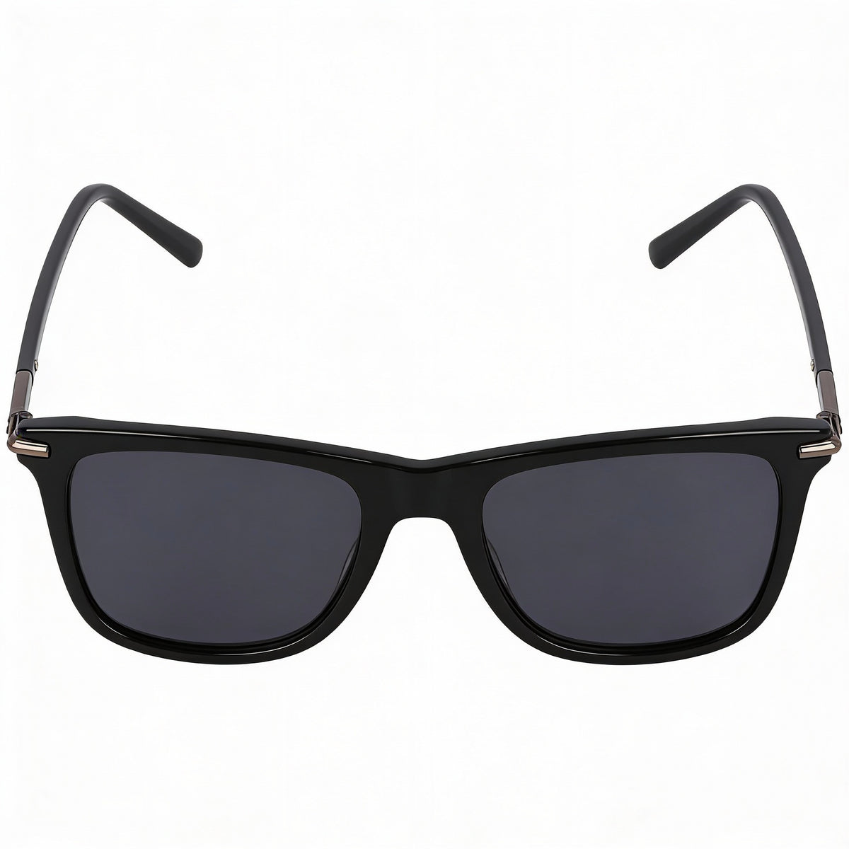 Gafas de sol rectangulares unisex Ferragamo Sf2028s negras, 54 mm, Photo 2