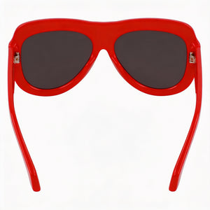 Ferragamo Sf2029se Aviator Sunglasses for Women — front view, lightweight frame