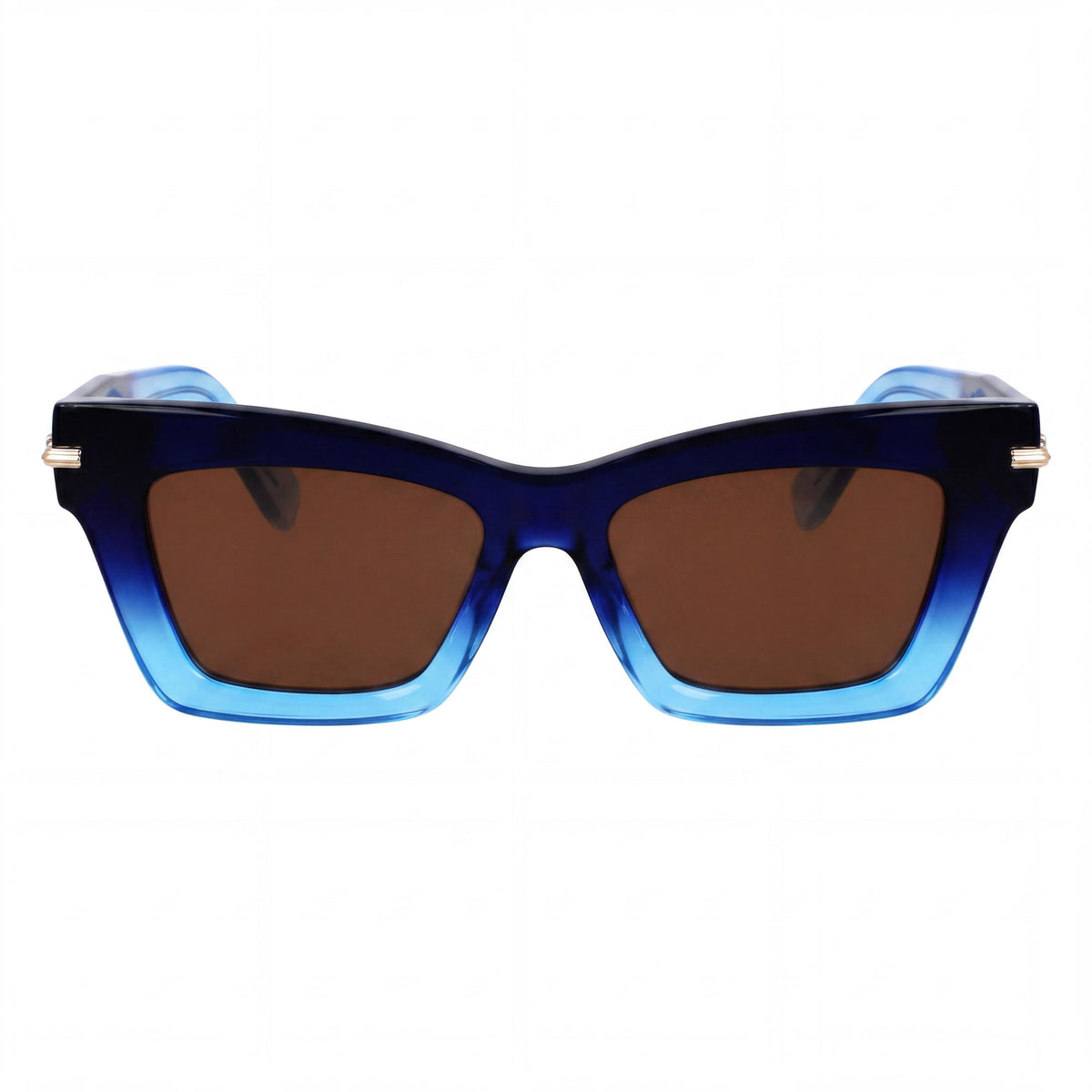 Gafas de sol Ferragamo Sf2031s estilo ojo de gato en color azul para hombre, 52 mm, Photo 2