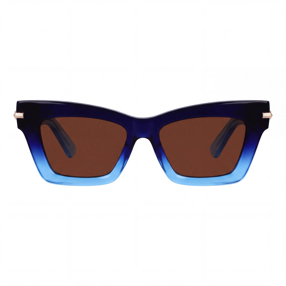 Ferragamo Sf2031s Cat Eye Sunglasses for Men — front view, Acetate frame