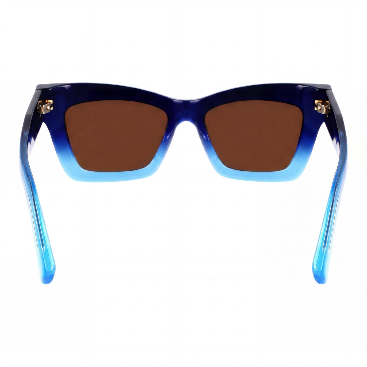 Gafas de sol Ferragamo Sf2031s estilo ojo de gato en color azul para hombre, 52 mm, Photo 4