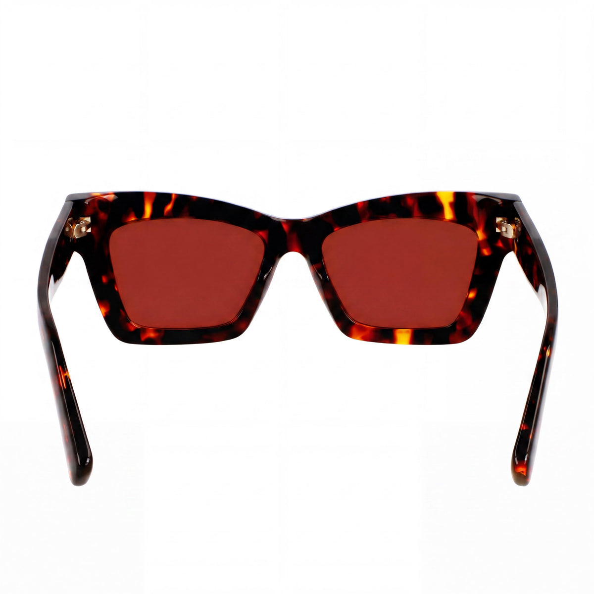 Gafas de sol cuadradas Ferragamo Sf2031s para mujer en carey oscuro, 52 mm, Photo 4