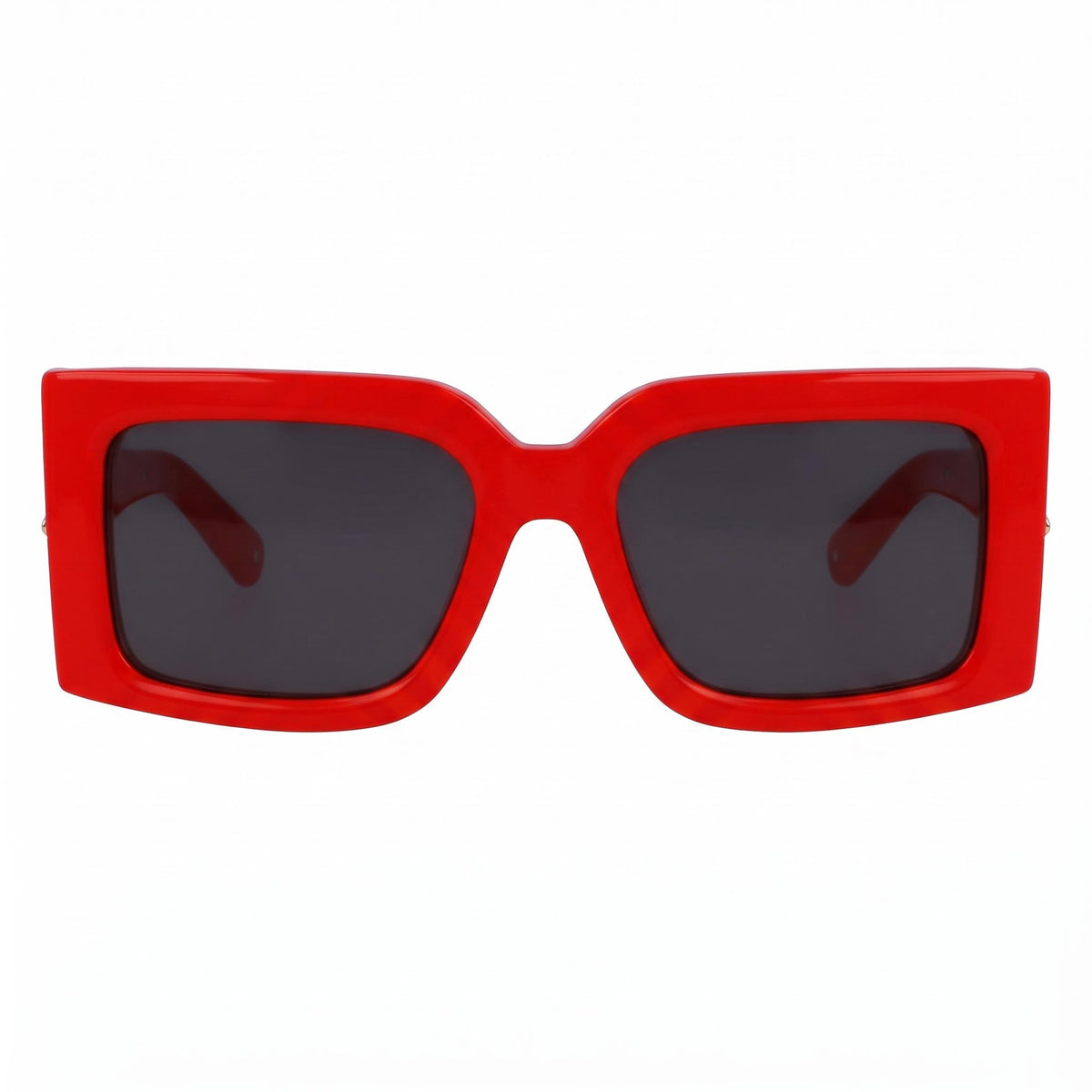 Gafas Ferragamo Sf2032s para Mujer con Montura de Titanio Rojo y Lentes Grises Sólidas No Polarizadas 55-19-140, Photo 2