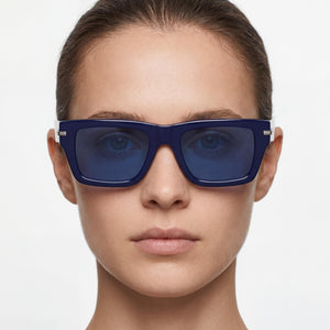 Ferragamo SF2033S Blue Sunglasses Unisex — lifestyle wear, beach and water activities