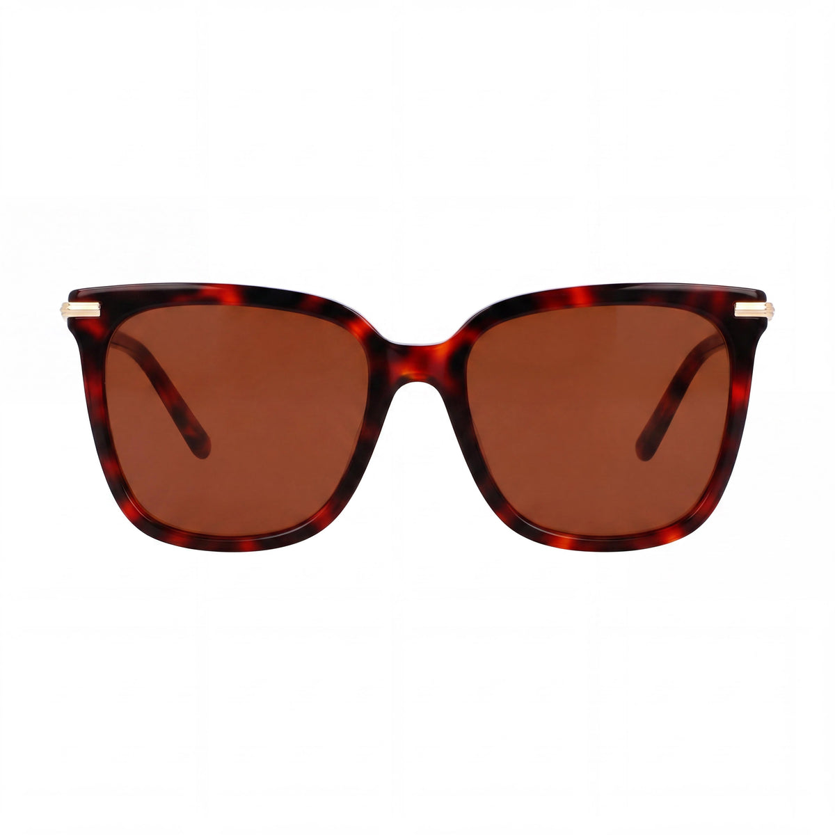 Ferragamo Sf2037s Red Tortoise Square Sunglasses for Women, 56mm, Photo 2