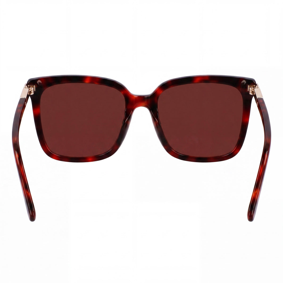 Ferragamo Sf2037s Red Tortoise Square Sunglasses for Women, 56mm, Photo 4
