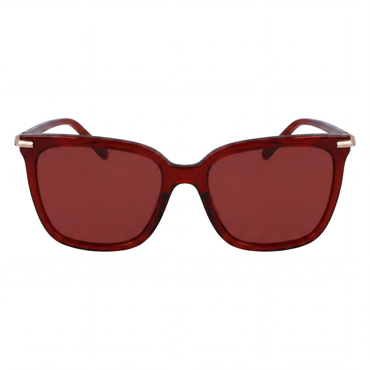 Gafas de sol cuadradas Ferragamo Sf2037s para hombre, rojo transparente, 56 mm, Photo 2