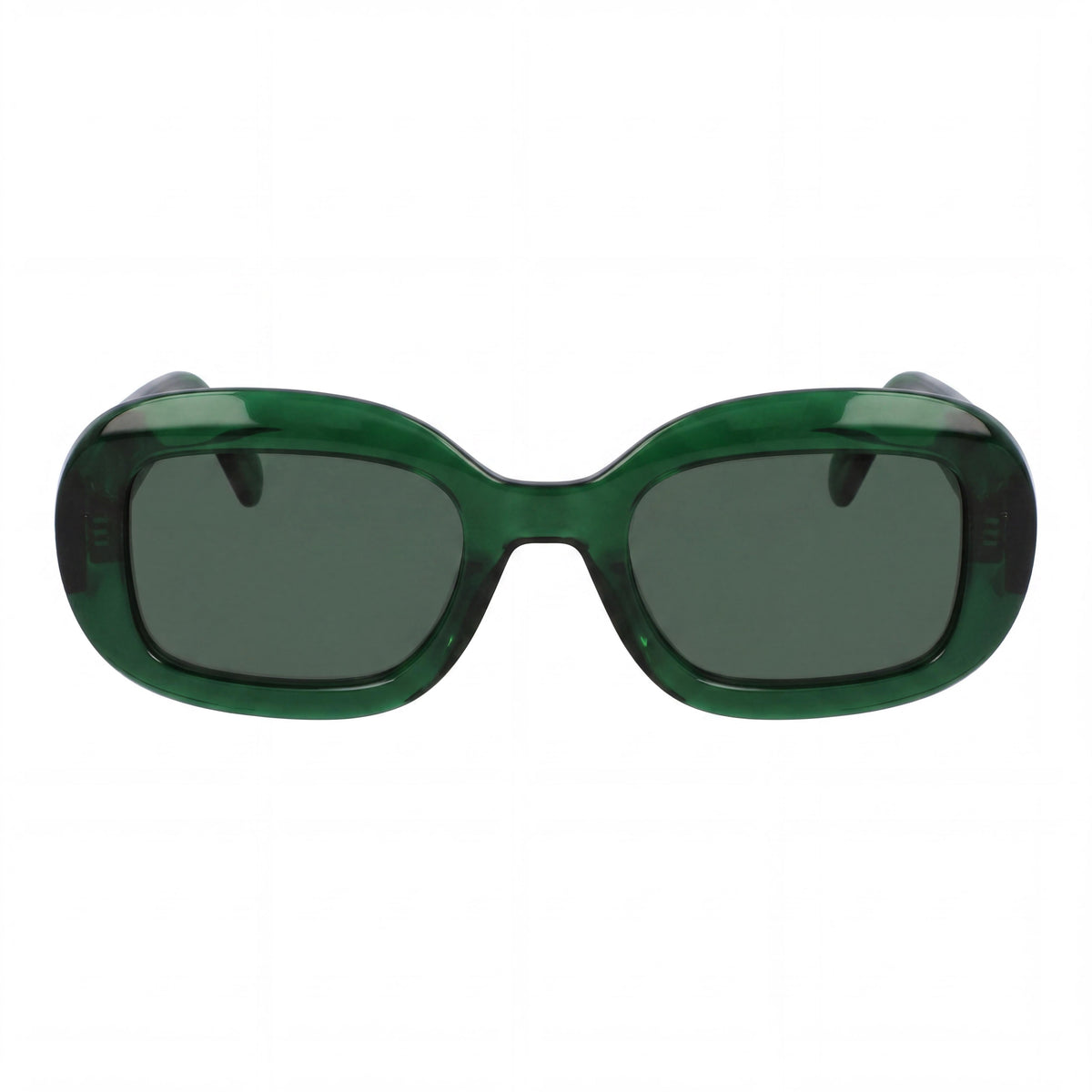 Ferragamo Sf2038se Transparent Green Round Sunglasses Unisex, 51mm, Photo 2