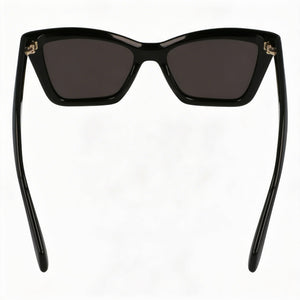 Ferragamo Sf2039se Rectangle Sunglasses Women — side view, Non-Polarized Solid Grey lens