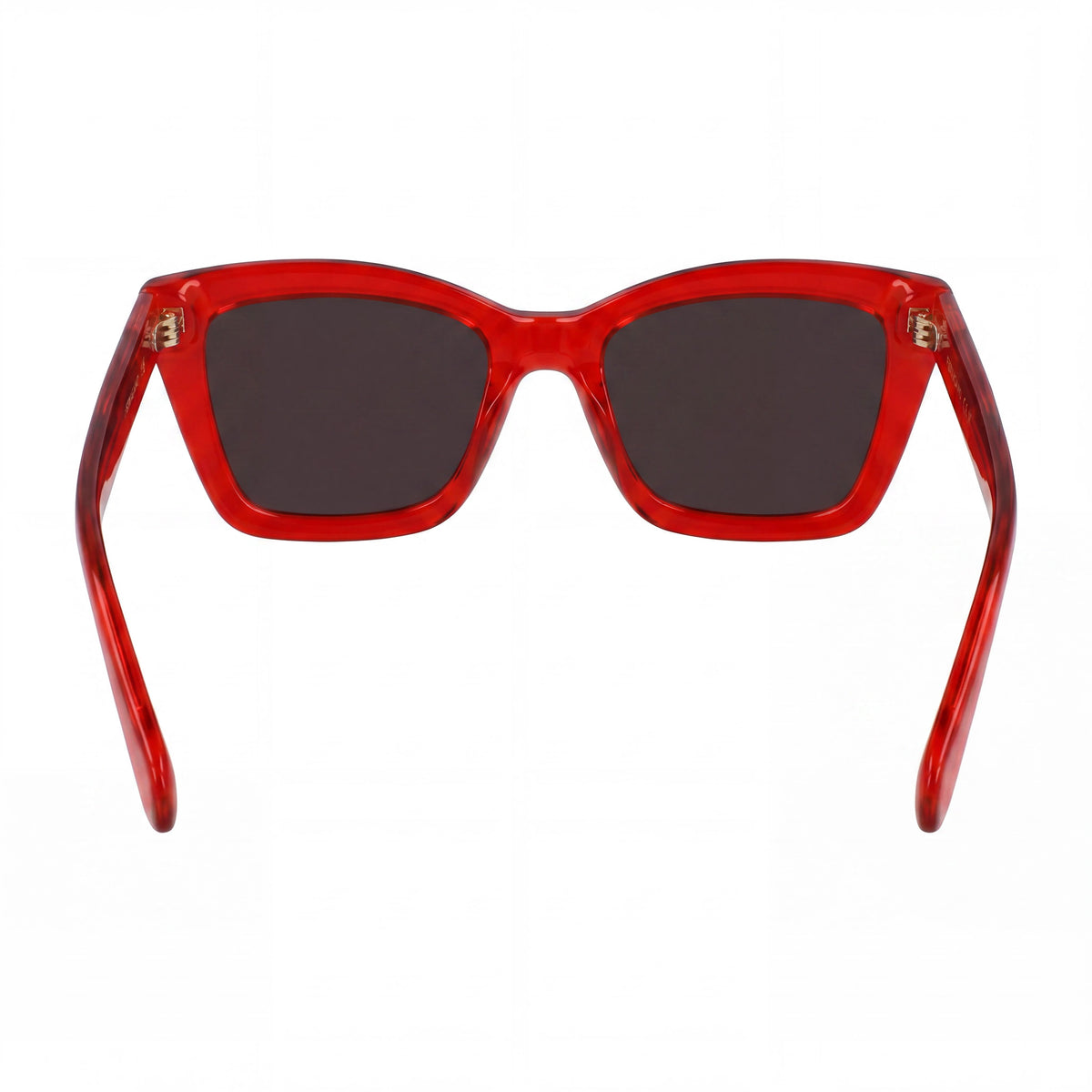 Gafas de sol Ferragamo Sf2039se para mujer, forma ojo de gato, color rojo transparente, 53 mm, Photo 4