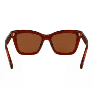 Ferragamo Sf2039se Shield Sunglasses for Women — interior view, Non-Polarized lens detail