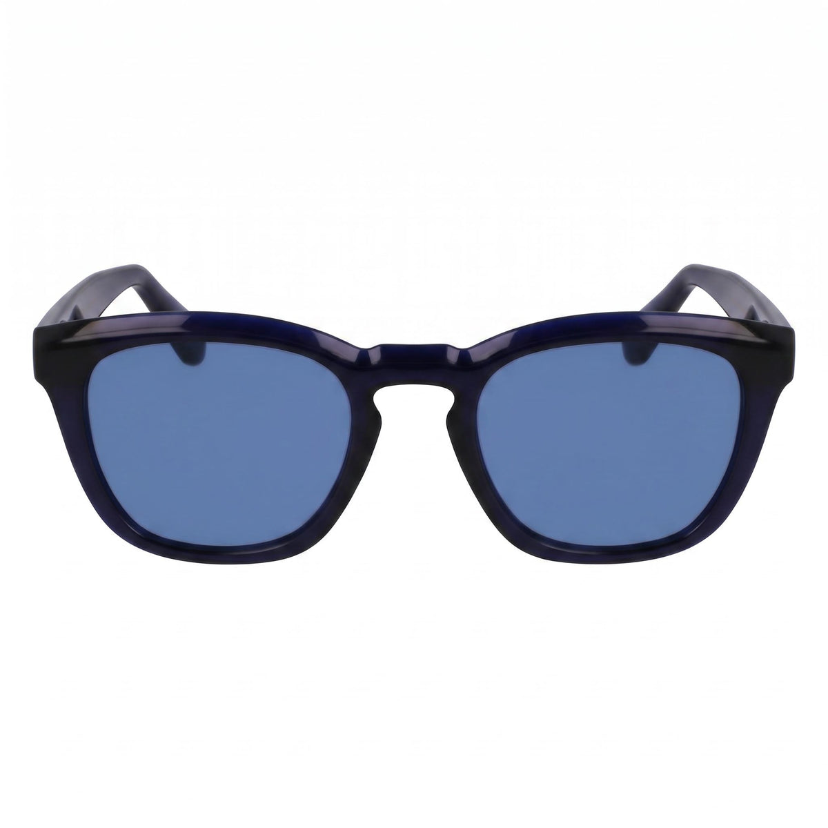 Gafas de sol cuadradas Ferragamo Sf2040se para hombre en azul transparente, 50 mm, Photo 2