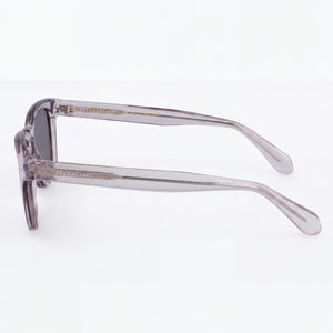 Ferragamo Sf2040se Rectangle Sunglasses Men — side view, Non-Polarized Transparent Grey lens