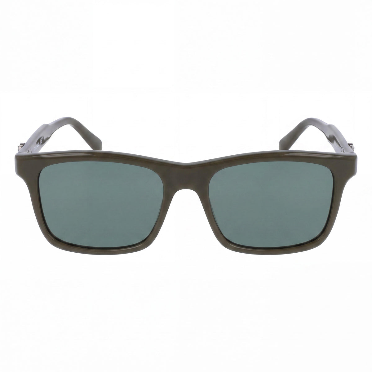 Gafas de sol unisex Ferragamo Sf2060se cuadradas color caqui oscuro, 55mm, Photo 2