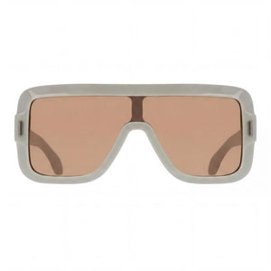 Ferragamo Sf2061se Shield Sunglasses for Women — front view, Acetate frame