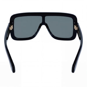 Ferragamo Sf2061se Shield Sunglasses for Women — interior view, Non-Polarized lens detail