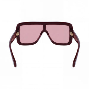 Ferragamo Sf2061se Aviator Sunglasses for Women — interior view, Non-Polarized lens detail