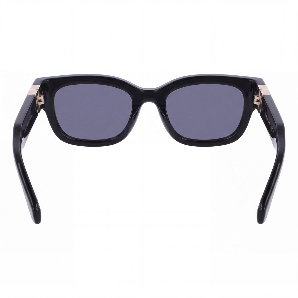 Ferragamo Sf2067s Rectangle Sunglasses Unisex — side view, Non-Polarized Grey lens