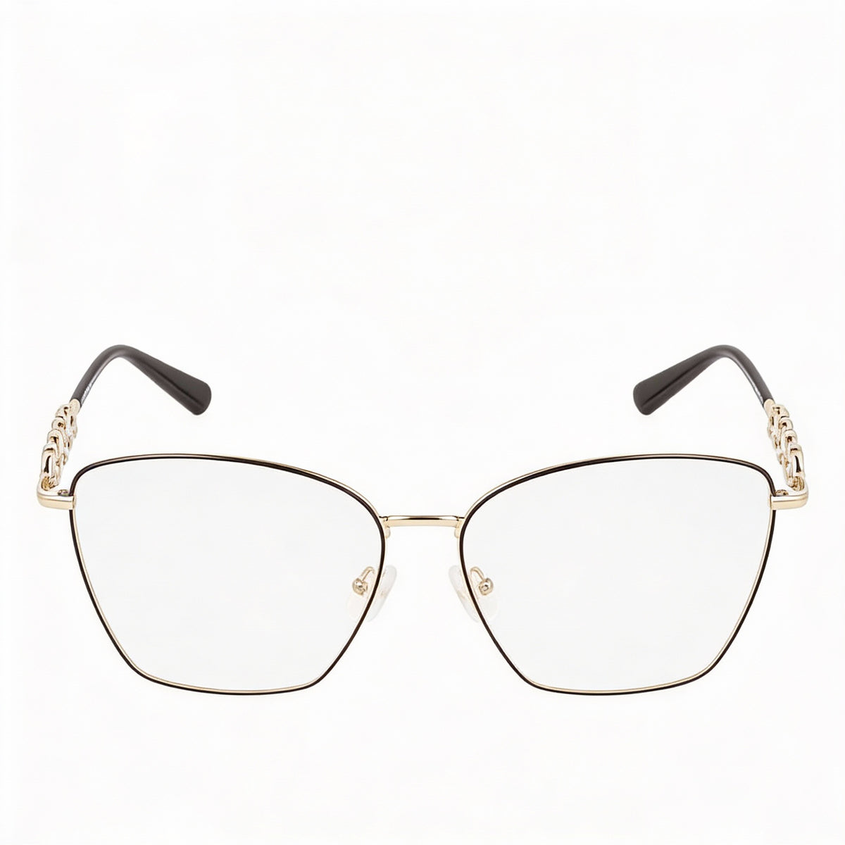 Ferragamo SF2217 Gafas de Mujer Cat Eye Oro Negro, Photo 2
