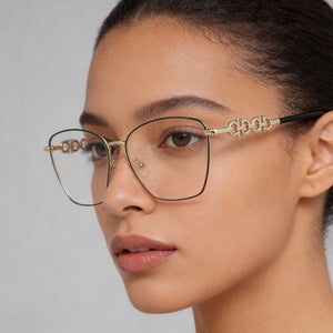 Ferragamo SF2217 Gold Eyeglasses Women — lifestyle wear, office and reading