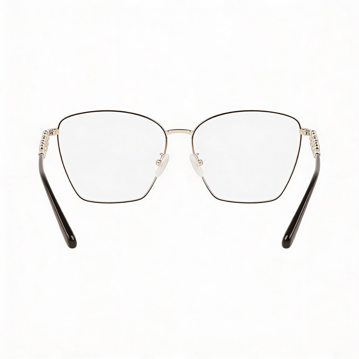 Ferragamo SF2217 Gafas de Mujer Cat Eye Oro Negro, Photo 3