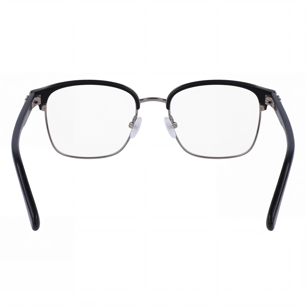 Ferragamo SF2225 Ruthenium Black Square Eyeglasses Unisex, 53mm, Photo 2