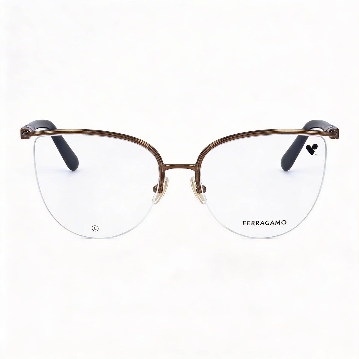 Gafas de sol Ferragamo Sf2227 ojo de gato en color oro ámbar para mujer, 56 mm, Photo 2
