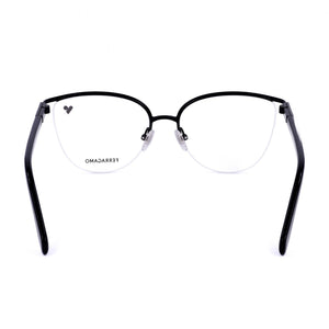 Ferragamo Sf2227 Cat Eye Eyeglasses for Men — interior view, Polycarbonate demo lenses