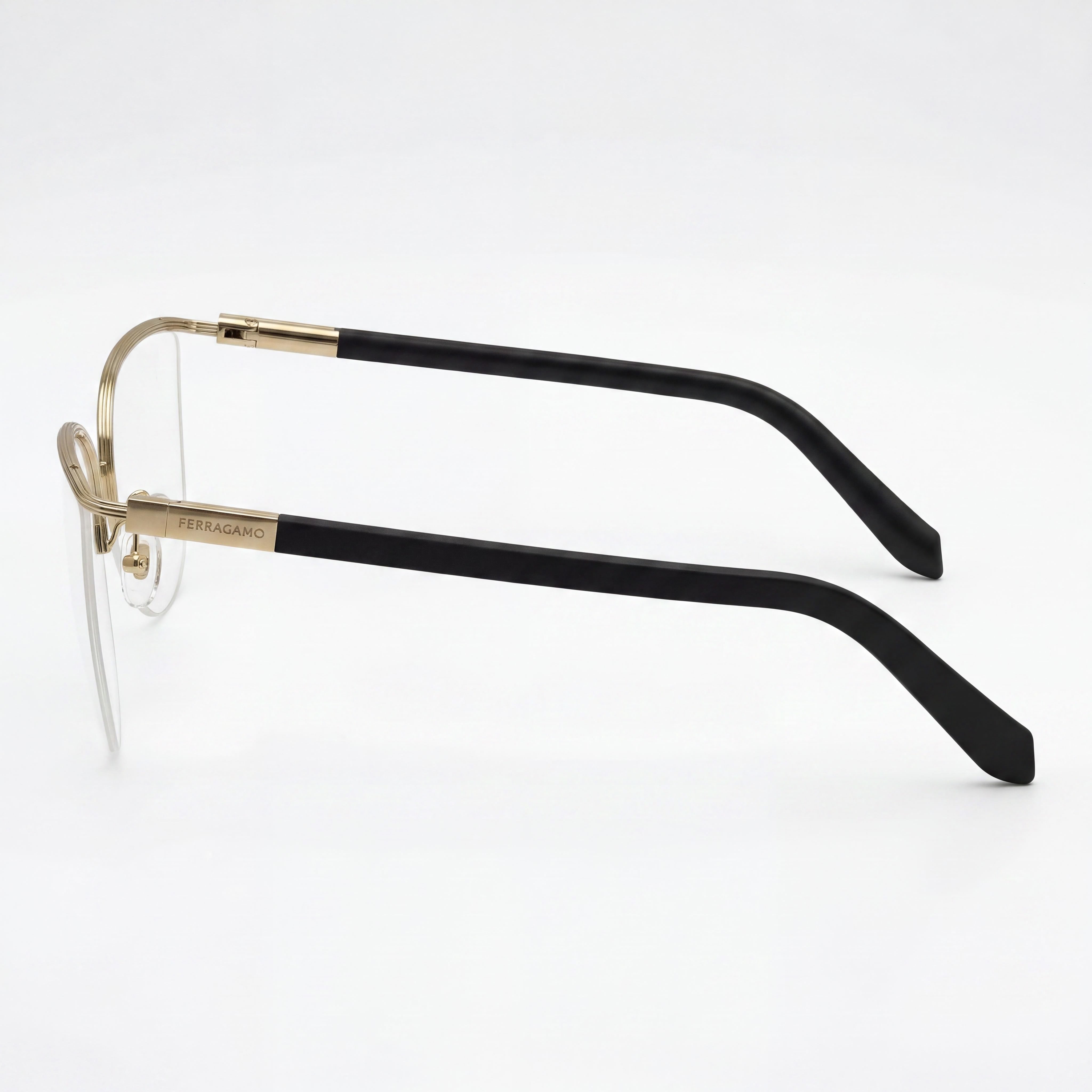 Ferragamo SF2227 Gold Oval Unisex Eyeglasses, Metal 56mm, Photo 2