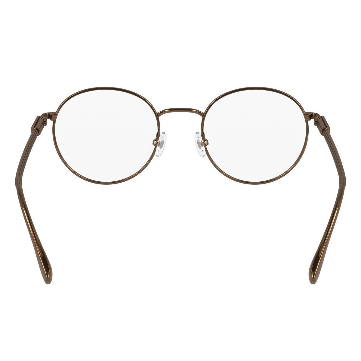 Gafas graduadas redondas para hombre Ferragamo SF2229 Amber Gold, 50mm, Photo 3