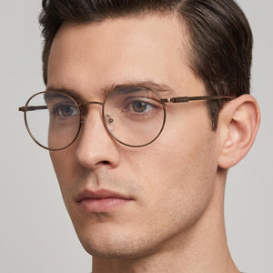 Ferragamo Sf2229 Rectangle Eyeglasses for Men — interior view, Polycarbonate demo lenses
