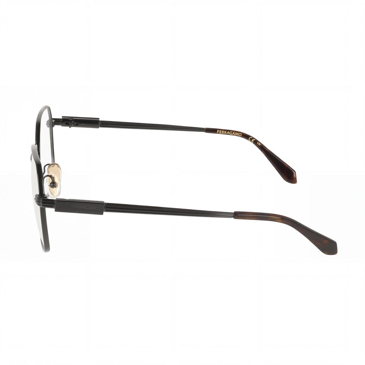 Gafas graduadas cuadradas Ferragamo Sf2239 para mujer, color negro, 55mm, Photo 2