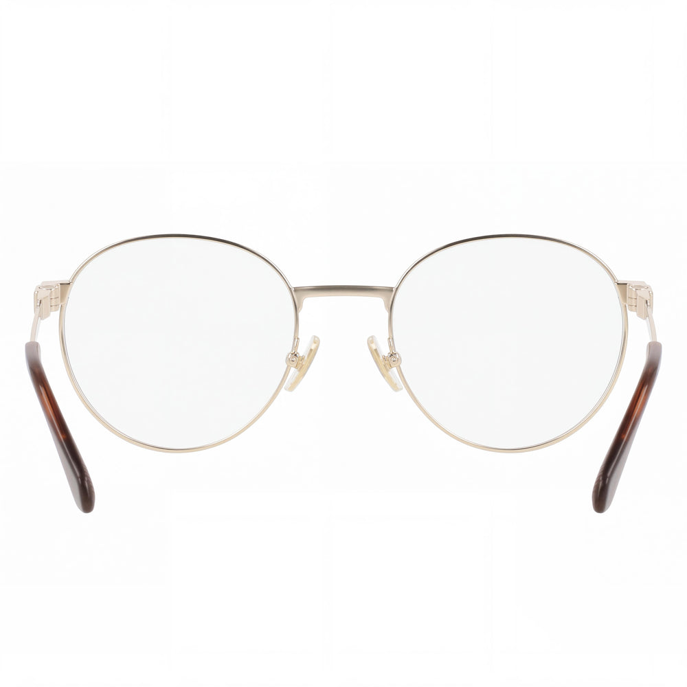 Ferragamo Sf2596 Round Eyeglasses for Men — front view, Titanium