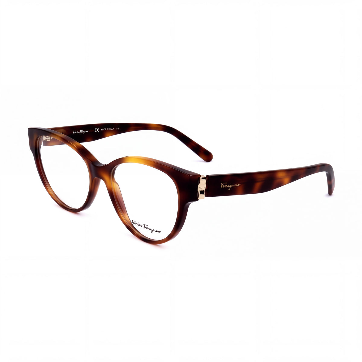 Gafas Ferragamo SF2863 42908 estilo ojo de gato carey unisex, 53 mm, Photo 1