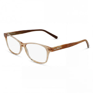 Ferragamo SF2910 Brown Rectangle Eyeglasses for Women, Acetate frame