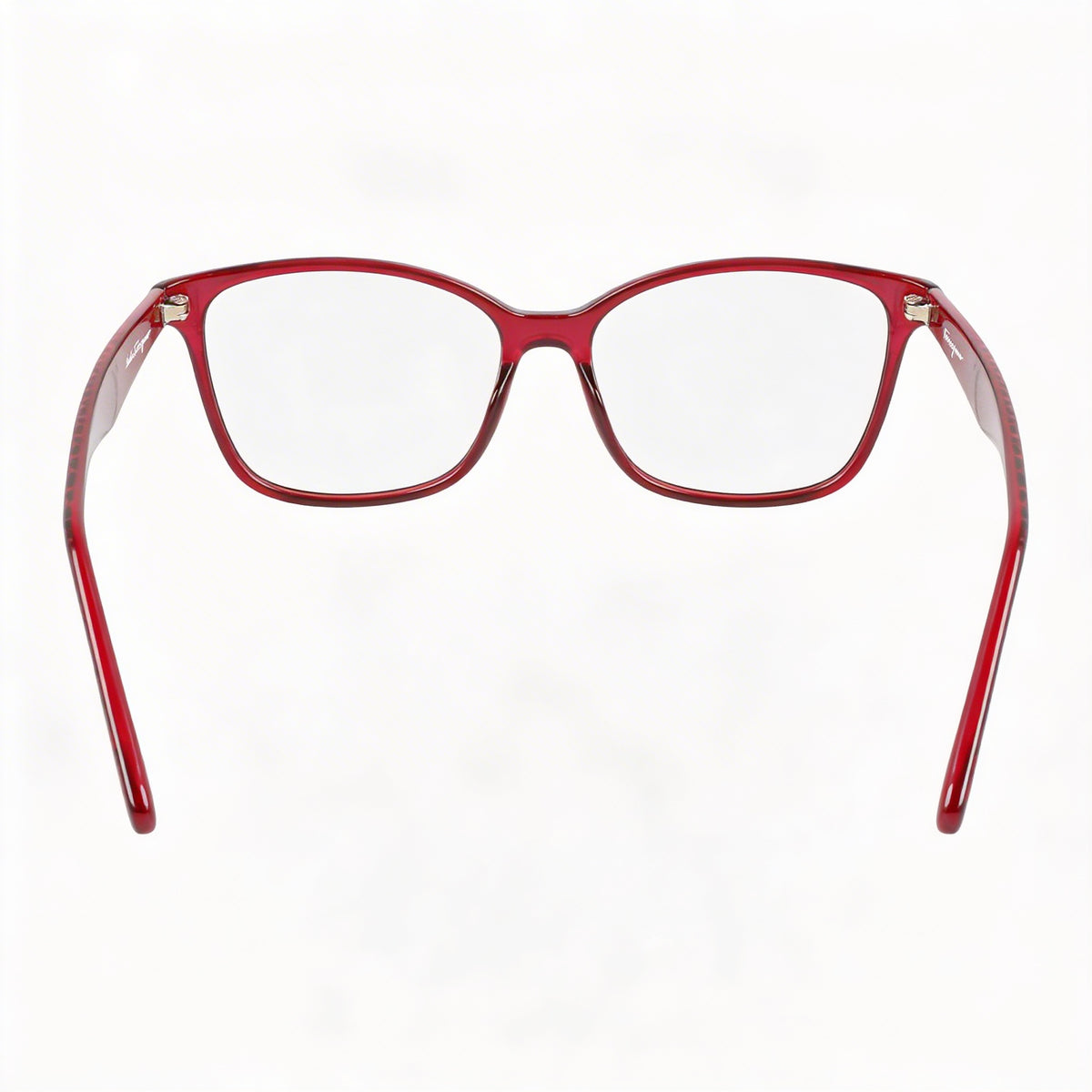 Ferragamo SF2918 Red Rectangle Eyeglasses Unisex, Acetate 55mm, Photo 2