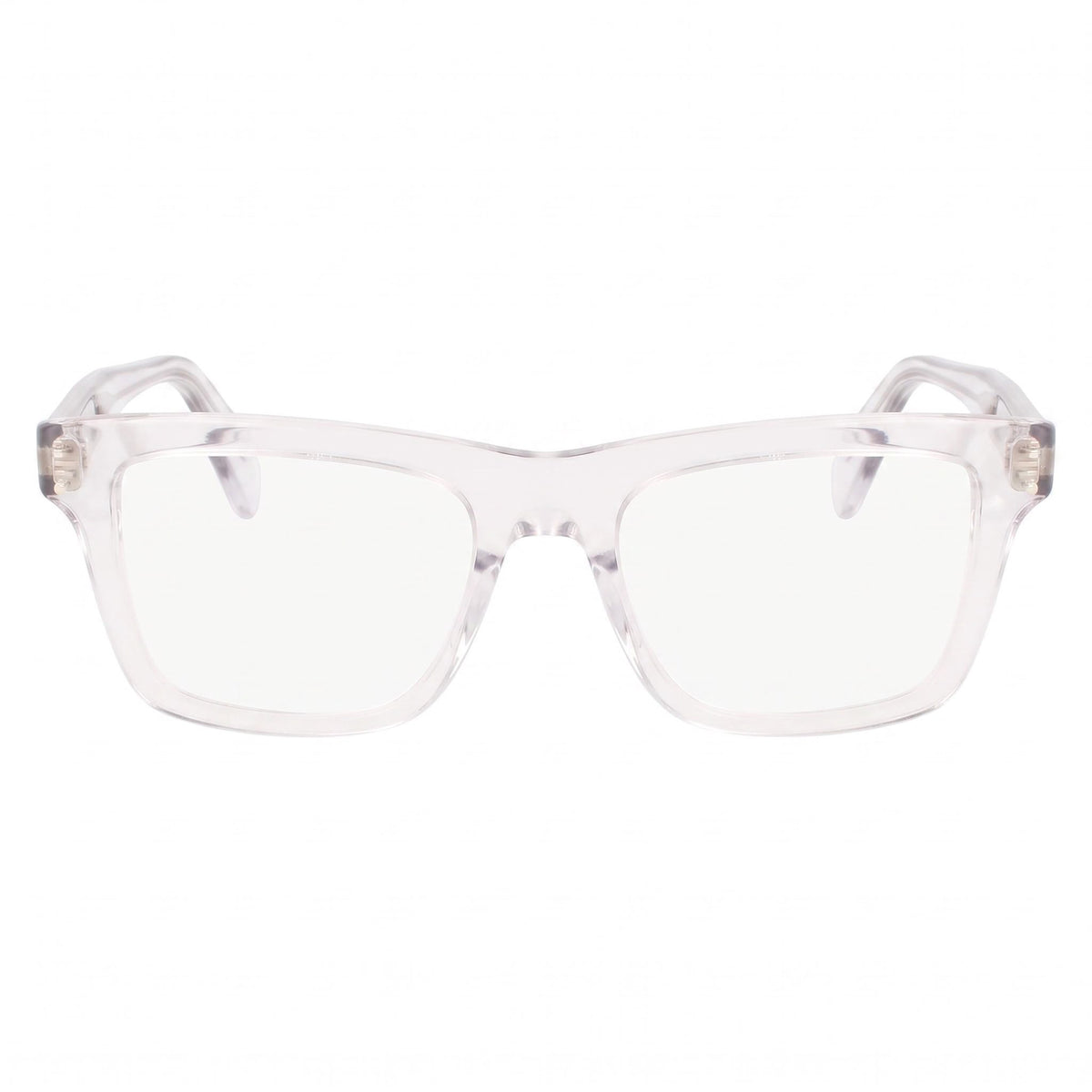 Salvatore Ferragamo Gafas Cuadradas Modernas de Plástico de Montura Completa para Mujer Gris Cristal Claro 53-19, Photo 2