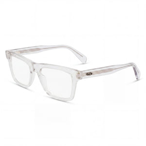 Ferragamo SF2923 Light Crystal Grey Square Eyeglasses for Women, Plastic frame