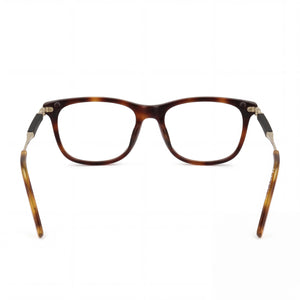 Ferragamo SF2926 Rectangle Eyeglasses Men — side view, Havana Plastic temples