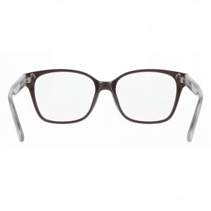 Ferragamo SF2928 Rectangle Eyeglasses Unisex — side view, Gray Acetate temples