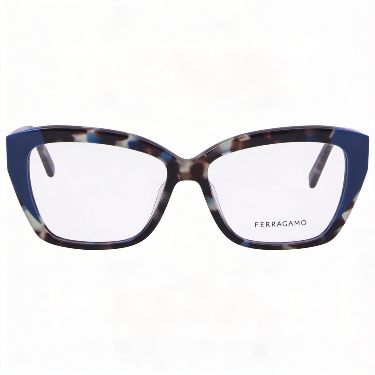 Gafas de sol rectangulares Ferragamo Sf2938n Blue Tortoise unisex, 53 mm, Photo 2