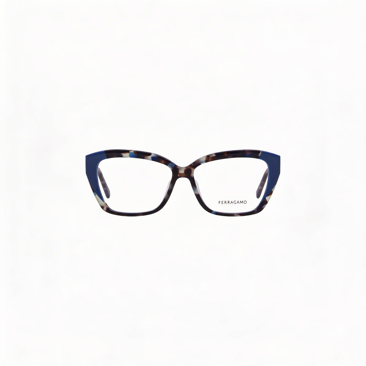 Gafas de sol rectangulares Ferragamo Sf2938n Blue Tortoise unisex, 53 mm, Photo 3