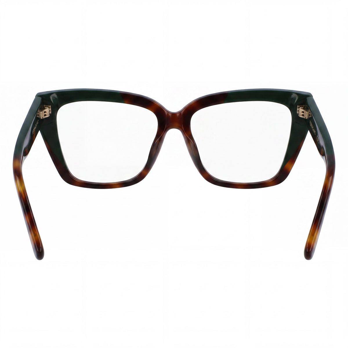 Ferragamo Sf2939n Tortoise/Dark Green Cat Eye Eyeglasses for Men, 54mm, Photo 3