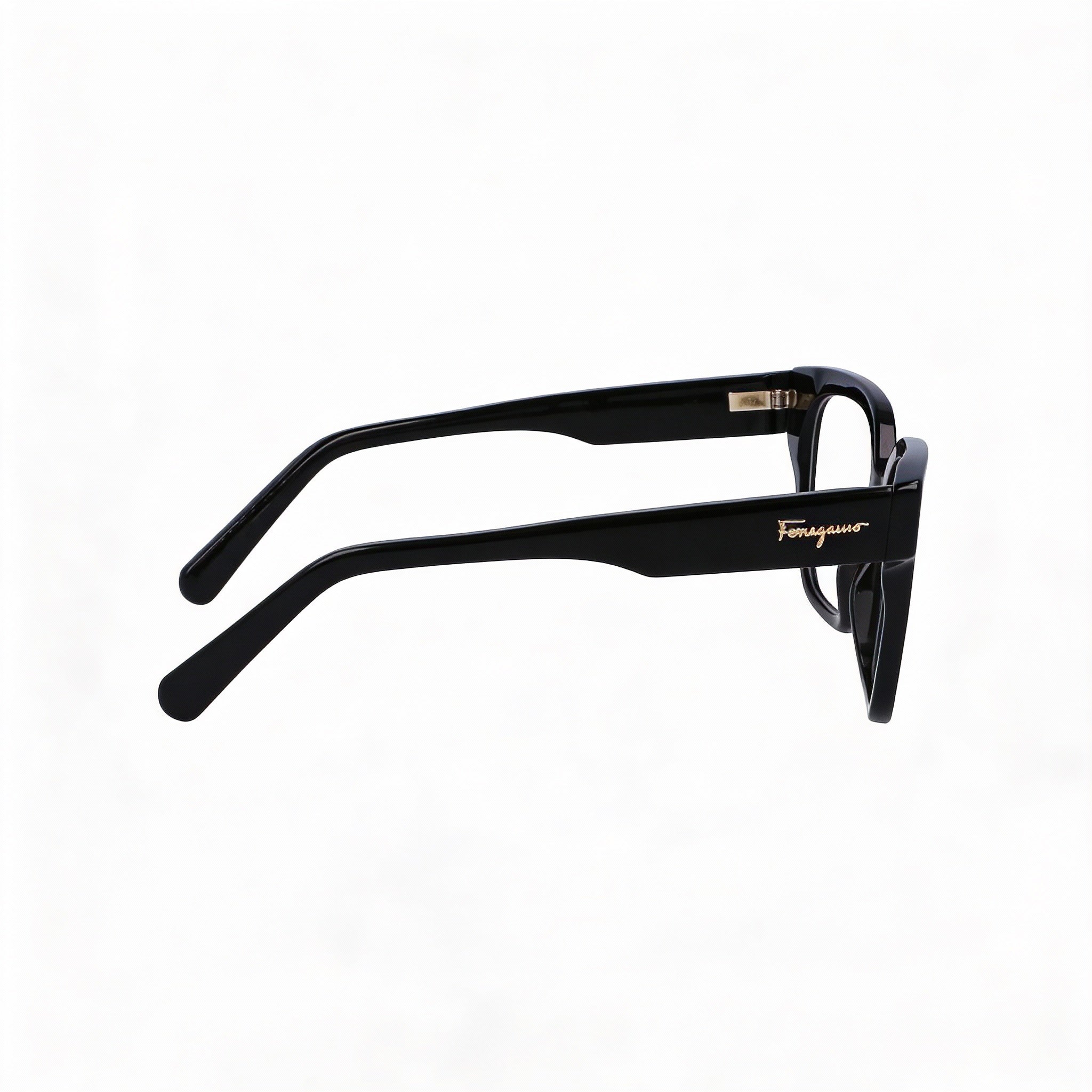 Gafas de sol cuadradas Ferragamo SF2952 negras para mujer, de plástico, Photo 2