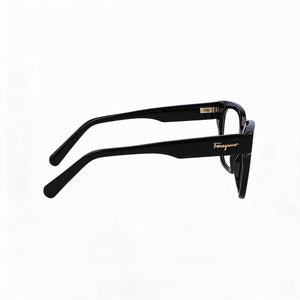 Ferragamo SF2952 Square Eyeglasses for Women — front view, Plastic