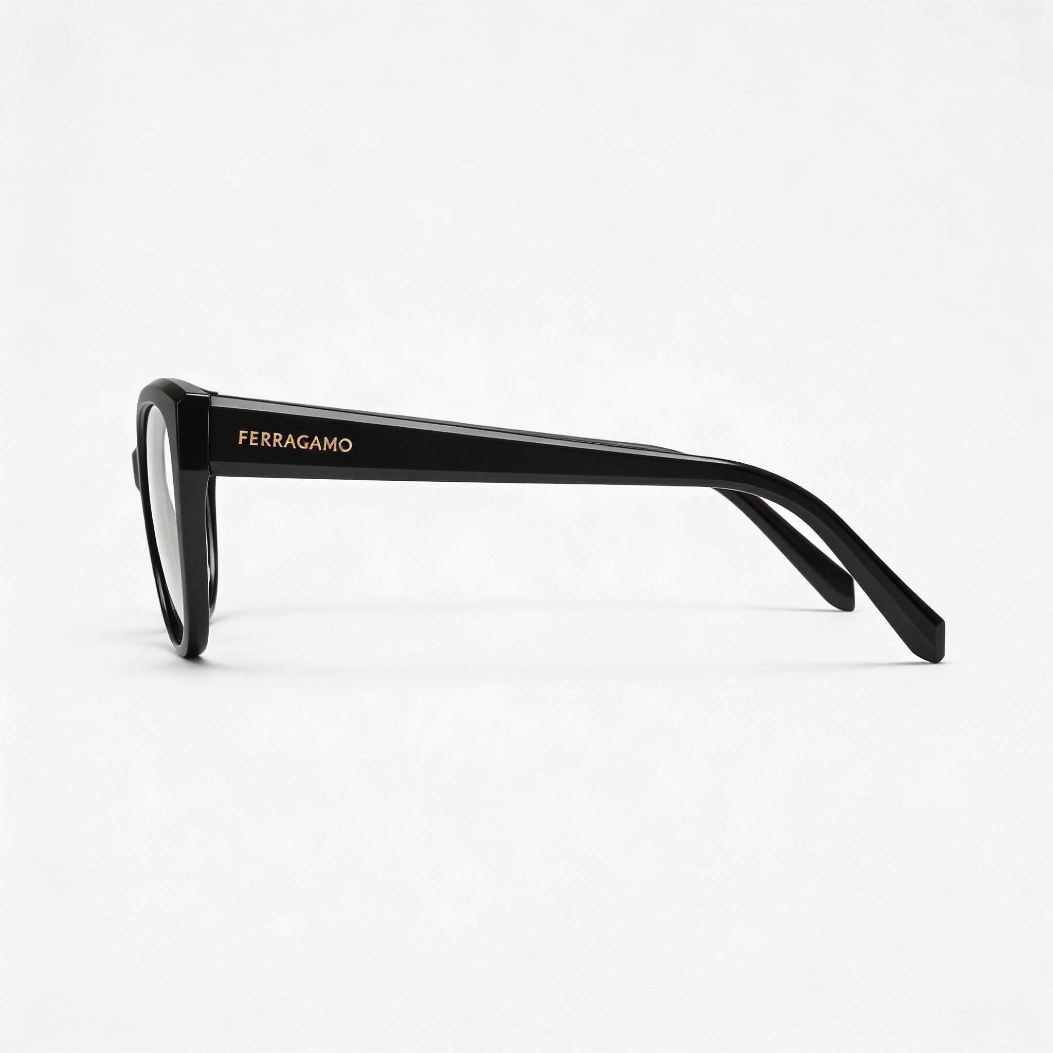 Gafas de sol ovaladas negras Ferragamo SF2970 para mujer, acetato de 53 mm, Photo 3